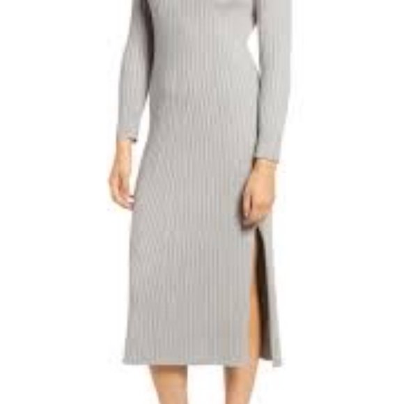 x BFF Hollie Long Sleeve Sweater Dress - Picture 3 of 4